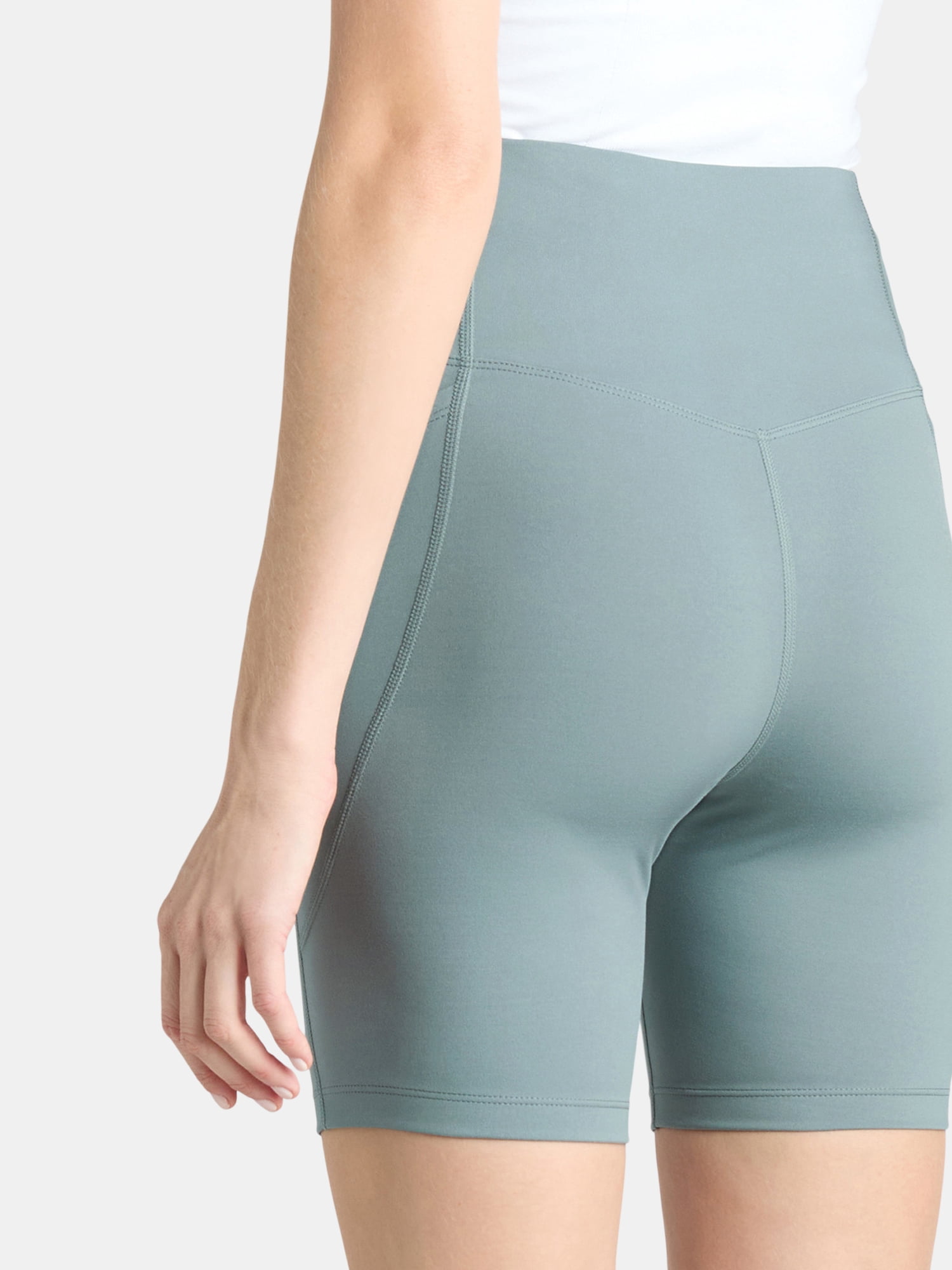 Athletic Works Women's and Women's Plus High Rise Bike Shorts, Size XS-4X