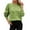 AW1-Green, variant on GBSYEWXS Sweaters For Women Retro Fall Pullover Long Sleeve Crew Neck Polka Dot Print Grey Sweater