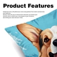 thumbnail image 2 of Corgi Chair Pillow Covers Set with Velvet Material, Unique Patterns, 16x16, 18x18, 20x20 Inches, 2 Items Included for Throw Pillows, Pillow Inserts,for Various Occasions, 2 of 6