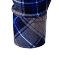 thumbnail image 5 of WREESH Men's Button Down Shirts Fashion Long Sleeve Plaid Dress Shirt with Button Down Collar and Classic Patte Blue, 5 of 7