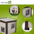 thumbnail image 5 of New Age Pet ECOFLEX Albany Outdoor Cat House, Weather-resistant, Dual Door Flaps, 5 of 9