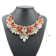 thumbnail image 7 of SmartBy Colorful Rhinestone Flower Pendent Chain Choker Statement Collar Bib Necklace, 7 of 7