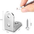 thumbnail image 2 of FUTUREORYY 12PCS Brackets Metal Spacer Brackets Stainless Steel Silver for DIY Enthusiasts, 2 of 8