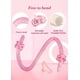 thumbnail image 2 of Rizador de pelo sin calor y diadema con rizador y pinza para el cabello para conseguir ondas suaves durante la noche (rosa)., 2 of 5