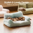 thumbnail image 2 of Cama para gatos MEWOOFUN para gatos de interior y perros pequeños, color azul, 2 of 9