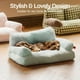 thumbnail image 2 of Cama para gatos MEWOOFUN para gatos de interior y perros pequeños, color azul, 2 of 9