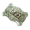 thumbnail image 3 of Moranse Religion Cross Cowboy Kneeling Prayer And Horse Design Belt Buckles, 3 of 5