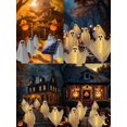 thumbnail image 2 of Decoraciones de Halloween Albelt Ghost Solar, paquete de 6 unidades, para exteriores, 2 of 8
