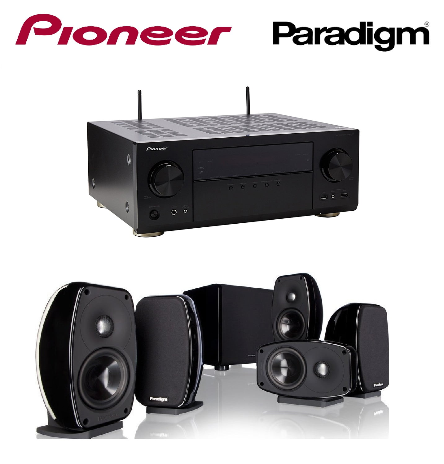 paradigm cinema 100 ct 5.1 home theater system