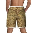 thumbnail image 4 of Balery World Map1 Mens Swim Trunks Swim Shorts for Men Quick Dry Inseam Beach Shorts with Compression Liner Pocket-Medium, 4 of 9