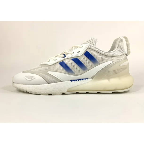 Adi - das ZX 2K BOOST 2.0 Running Shoes Sneakers White Blue GX1007 Men Size 10.5