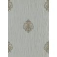 thumbnail image 1 of Classic Moments , Rouleau de Papier Peint Damassé Rayé Romantique Renaissance Blanc, 1 of 5