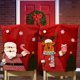 thumbnail image 5 of 3 Pack Christmas Dining Chair Back Covers Santa Snowman Reindeer Xmas Party Decoration Living Room Table Christmas Decoration Supplies, 5 of 5