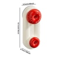thumbnail image 3 of LIERTOUR Portable Door Stopper Security Lock for Home Hotel And Travel with Anti-Theft Door Blocker Design for Personal Safety to Secure Doors in Any Environment White, 3 of 6