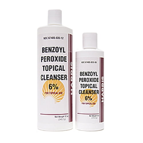 Benzoyl Peroxide Topical Cleanser 6 Percent By Harris Pharmaceuticals