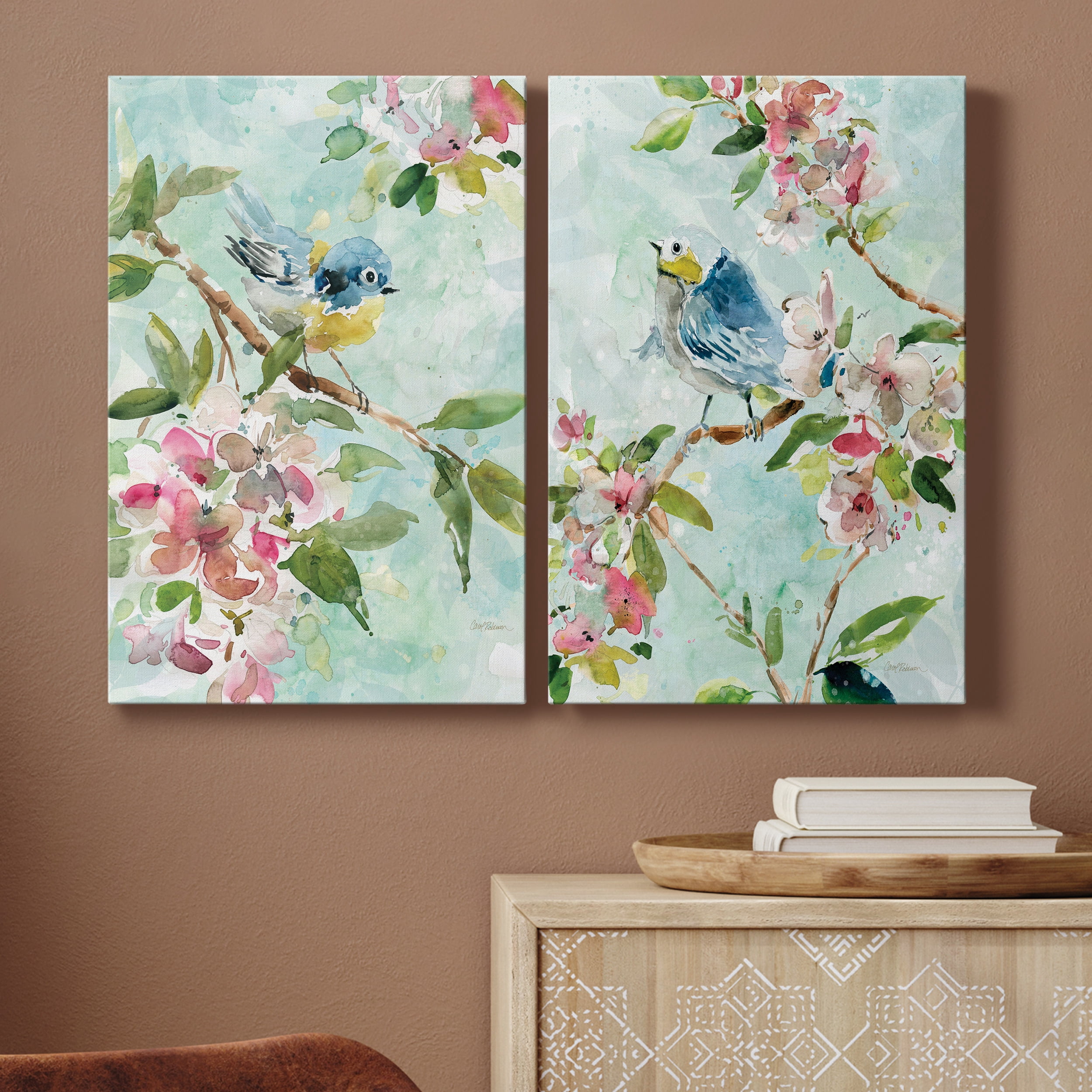 Asbury Garden Song I Premium Gallery Wrapped Canvas - Ready to Hang - Set of 2 - 18 x 27 Each