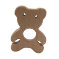 thumbnail image 1 of Regalo de La Ducha Del Juguete de La Dentición Del de La Forma Animal de Madera Natural Segura Linda Zulema  Juguete Mordedor de madera, 1 of 8