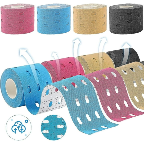 rolls professional medical kinesiology tape, kinesiology tape for knees, shoulders, muscle building