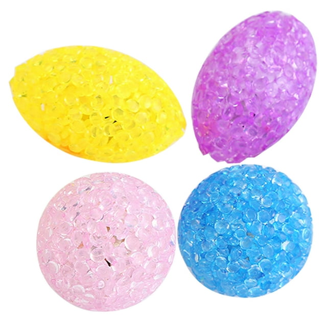 4PCS Cat Jingle Balls Interactive Funny Cat Bell Ball Cat Ball Toy with Bell