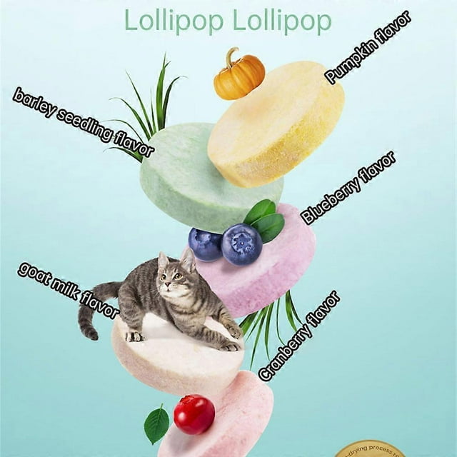 Celery Pets Lollipop Cat Treat, Freeze Dried Lollipop Lickable Wet Cat Treats