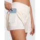 thumbnail image 5 of Shorts CRZ YOGA Crossover Mariposa de Cintura Alta Blanco XL, 5 of 5