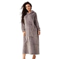 thumbnail image 1 of Camisón de franela para mujer, pijama de una pieza alargado y grueso, camisón cálido de invierno para mujer, servicio a domicilio para parejas, 1 of 3