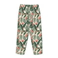 thumbnail image 5 of Naloa Palm Trees and Tropical Print Women’s Ultra-Soft Comfy Pajama Lounge Pants with Pockets & Drawstring, 5 of 8