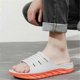 thumbnail image 4 of Platform Slide Sandals For Men Lightweight Open Toe Shower Shoes Non Slip Quick(multiple Options), 4 of 5