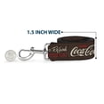 thumbnail image 6 of The Coca-Cola Company Pet Leash, Dog Leash, Coke Drink Coca Cola Pause and Refresh Bottle Brown Red White, 6 Feet Long 1.0 Inch Wide, 6 of 6