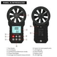 thumbnail image 5 of KKmoon Anemometer,Weather Data Outdoors CFM Meter Wind Handheld Portable Wind Meter CFM Meter Wind LCD Weather Meter Wind LCD Speed LCD CFM Portable Anemometer LCD CFM Wind Wind Meter Wind Meter de, 5 of 6