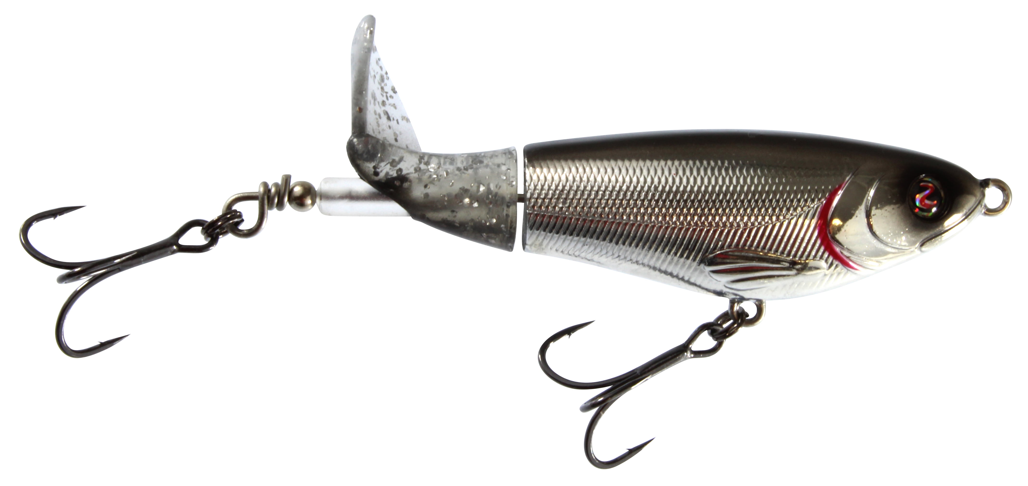 (3 pack) R2S Whopper Plopper 90 Chrome Black Hard Plastic Fishing Lure