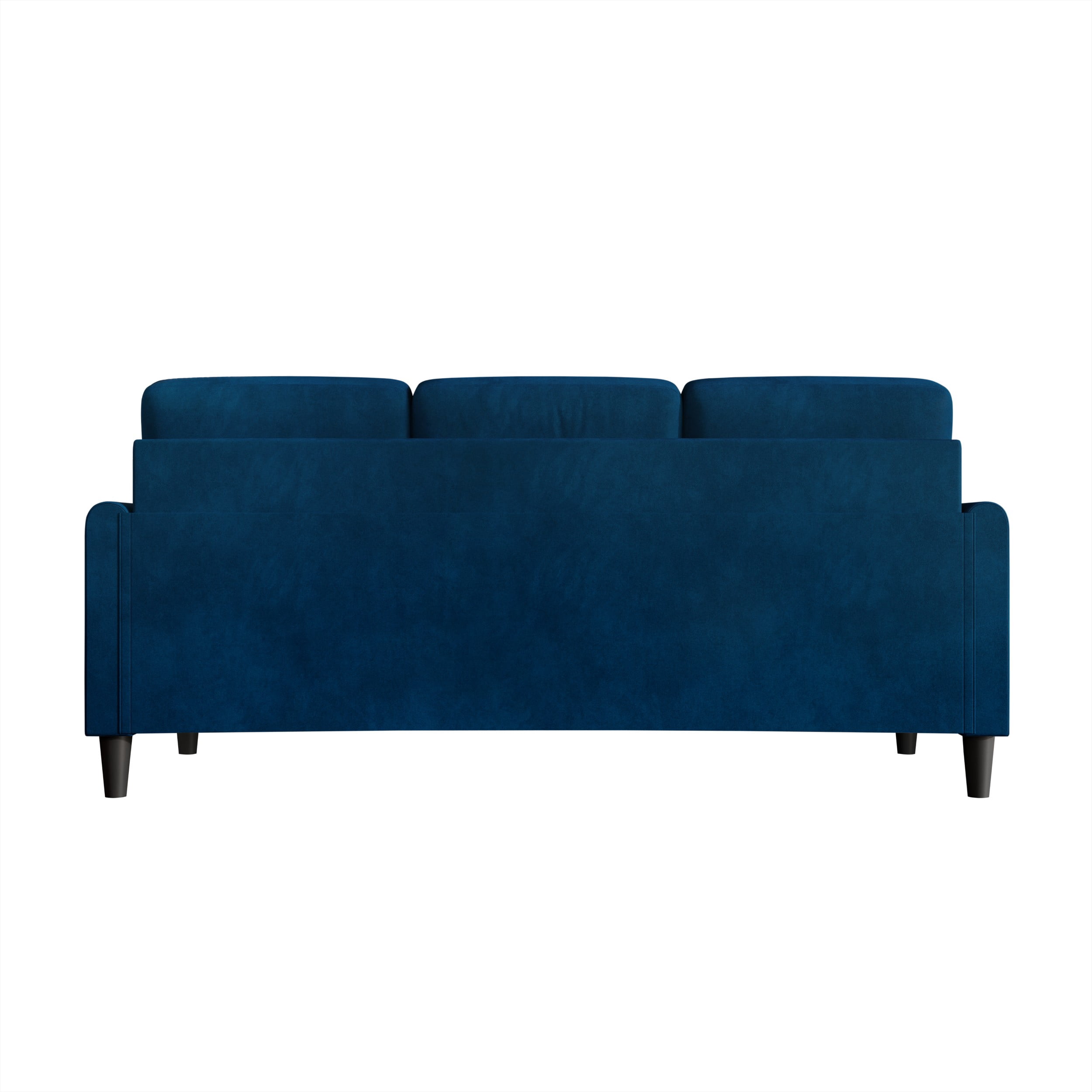 Home Design Goliad 2-Piece Velvet Living Room Set with Loveseat and Sofa, Pocket Spring Design, Soft Cushions, Clean Lines Design, Blue
