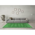 thumbnail image 3 of Ahgly Company Indoor Round Southwestern Emerald Green Country Area Rugs, 8' Round, 3 of 4