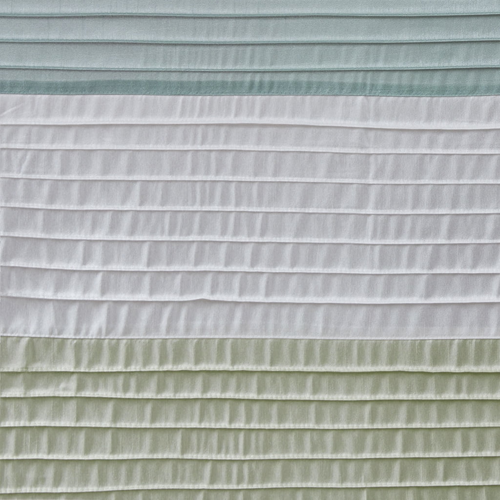 Euroco Faux Silk Shower Curtain