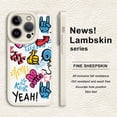 thumbnail image 1 of Proteja su iPhone con una funda de TPU elegante y flexible, que presenta un estampado creativo de dibujos animados, 1 of 4