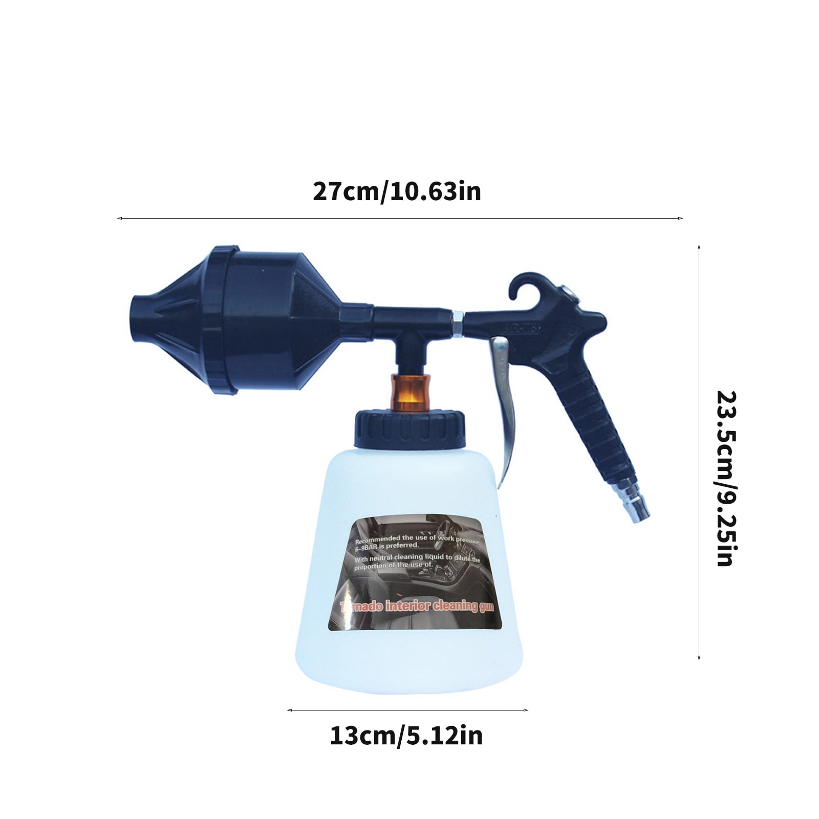 Foam Sprayer 1L Heavy Duty Rust Resistant Design For Pressure Washers Ideal For Automotive Motorcycle Motorhomes Washing
