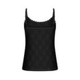 thumbnail image 5 of LIaqionyy Womens Lace Trim Tank Tops Casual Spaghetti Straps Cute Vest Tops Trendy Hollow Out Crochet Cami Top, 5 of 6