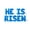 Blue, variant on Letter Balloons - HE IS RISEN 16" Inch Alphabet Letters Foil Mylar Balloon Easter Party Banner (Gold)