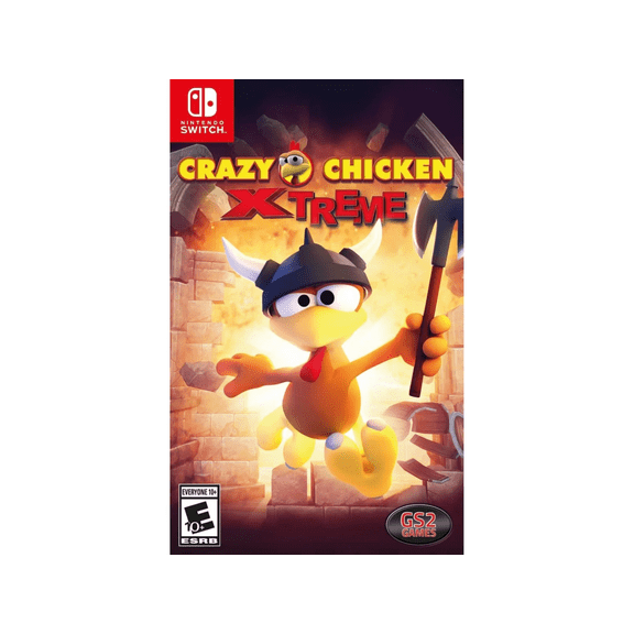 Crazy Chicken Exteme, GS2 Games, Nintendo Switch, 850017102767