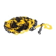thumbnail image 4 of Cadena de tráfico Cono Poste Control Barrera de seguridad Plástico PVC para construcciones Hogar Carretera Entrada Estacionamiento Uso 8 mm 25 metros Negro y amarillo, 4 of 5