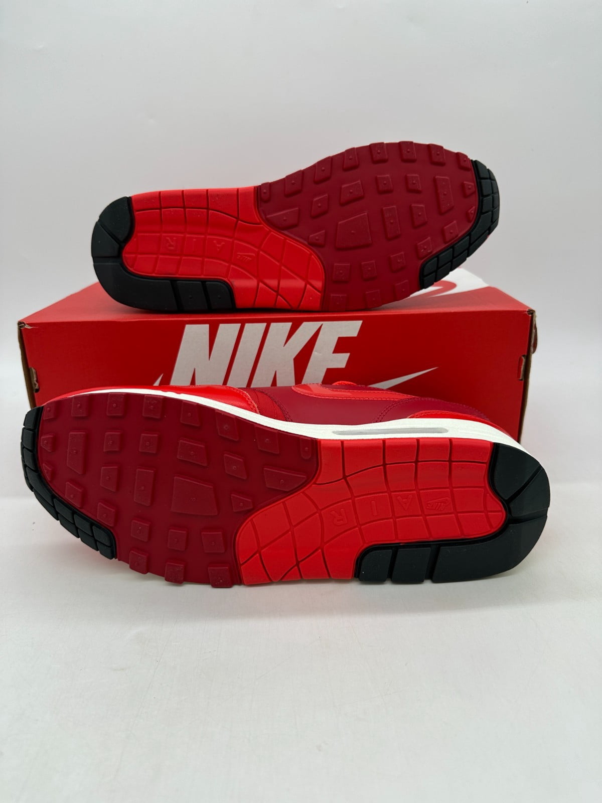Men's Nike Air Max 1 Gym Red/Sail-University Red (HQ3607 687) - 13
