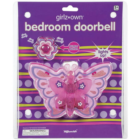 toysmith bedroom doorbell, butterfly - walmart