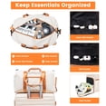 thumbnail image 6 of Hardside Luggage Sets 3 Piece, Hardshell Suitcase TSA Lock Spinner Wheel with Travel Duffle Bag and 4 Packing Cube.Beige, 6 of 9