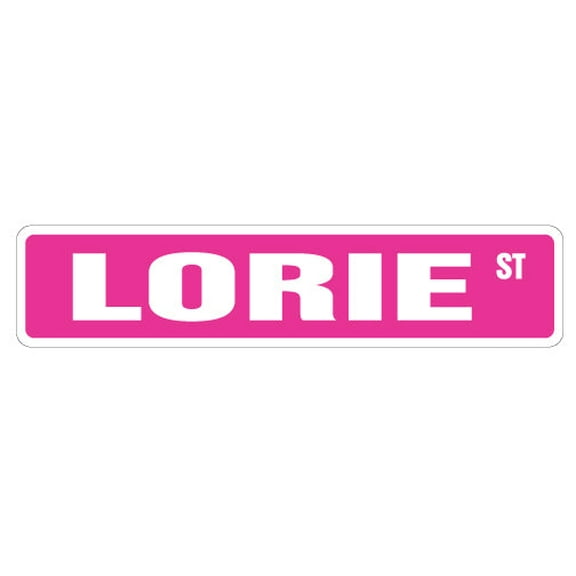 LORIE Street Sign Childrens Name Room Sign | Indoor/Outdoor |  30" Wide