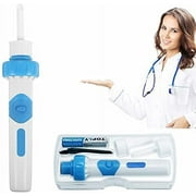 Limei Removal Kit, Ear Cleaner, Portable Automatic Electric Vacuum Ear Wax, Safe and Comfortable Ear Vacuum Cleaner Easy Earwax Remover Soft Prevent Ear-Pick Clean Tools Set for Adults Kids