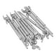 thumbnail image 2 of Rawiri Kit de barandilla de cable de acero inoxidable Kit de hardware de barandilla de cable de ángulo ajustable para barandillas de escalera 3/16, 2 of 8