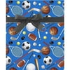 Sports Talk Baseball Soccer Tennis Hockey Gift Wrap Wrapping Paper 12Foot Folded With Gift Labels