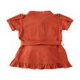 thumbnail image 3 of EIMELI Robe d'Été à Manches Courtes pour Bébé Fille Robe de Soirée à Volants, 3 of 5