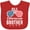 Red, variant on Inktastic All American Brother USA Parade Boys Baby Bib
