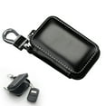 thumbnail image 4 of Car Key Case, Genuine Leather Car Smart Key Chain Keychain Holder Metal Hook and Keyring Zipper Bag for Remote Key Fob, 4 of 6